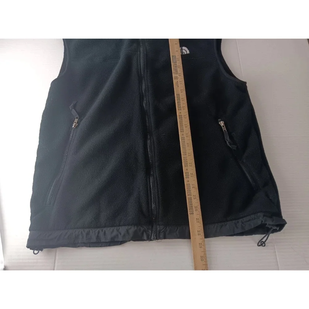 The North Face Men's Black Fleece Vest Zipper Pocket size Large